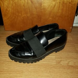 Leather loafers